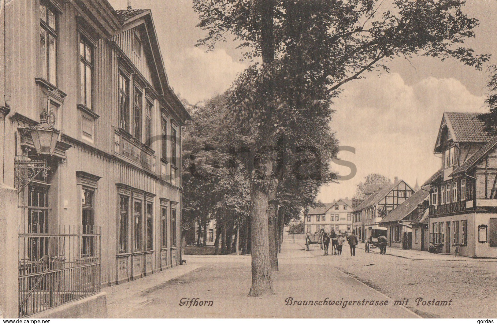 Germany - Gifhorn - Braunschweigerstrasse Mit Postamt - Gifhorn