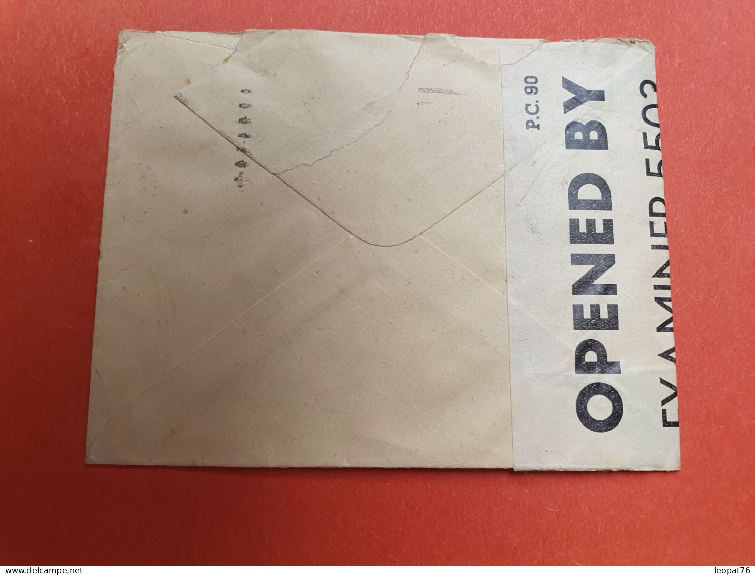 GB - Entier Postal + Complément De Maidenhead Pour La France En 194.. Avec Contrôle Postal - Réf J 280 - Entiers Postaux