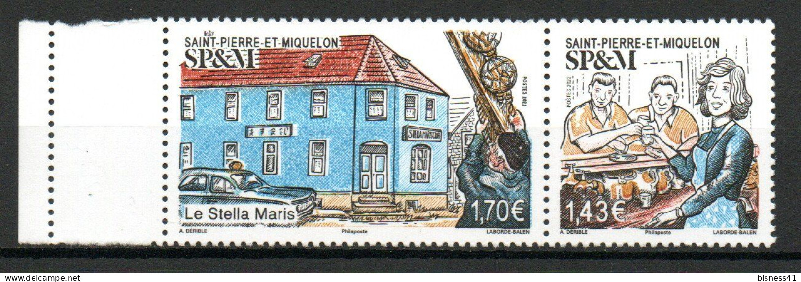 Col35 Colonies SPM St Pierre & Miquelon 2022 N° 1285 & 1286 Neuf XX MNH - Unused Stamps