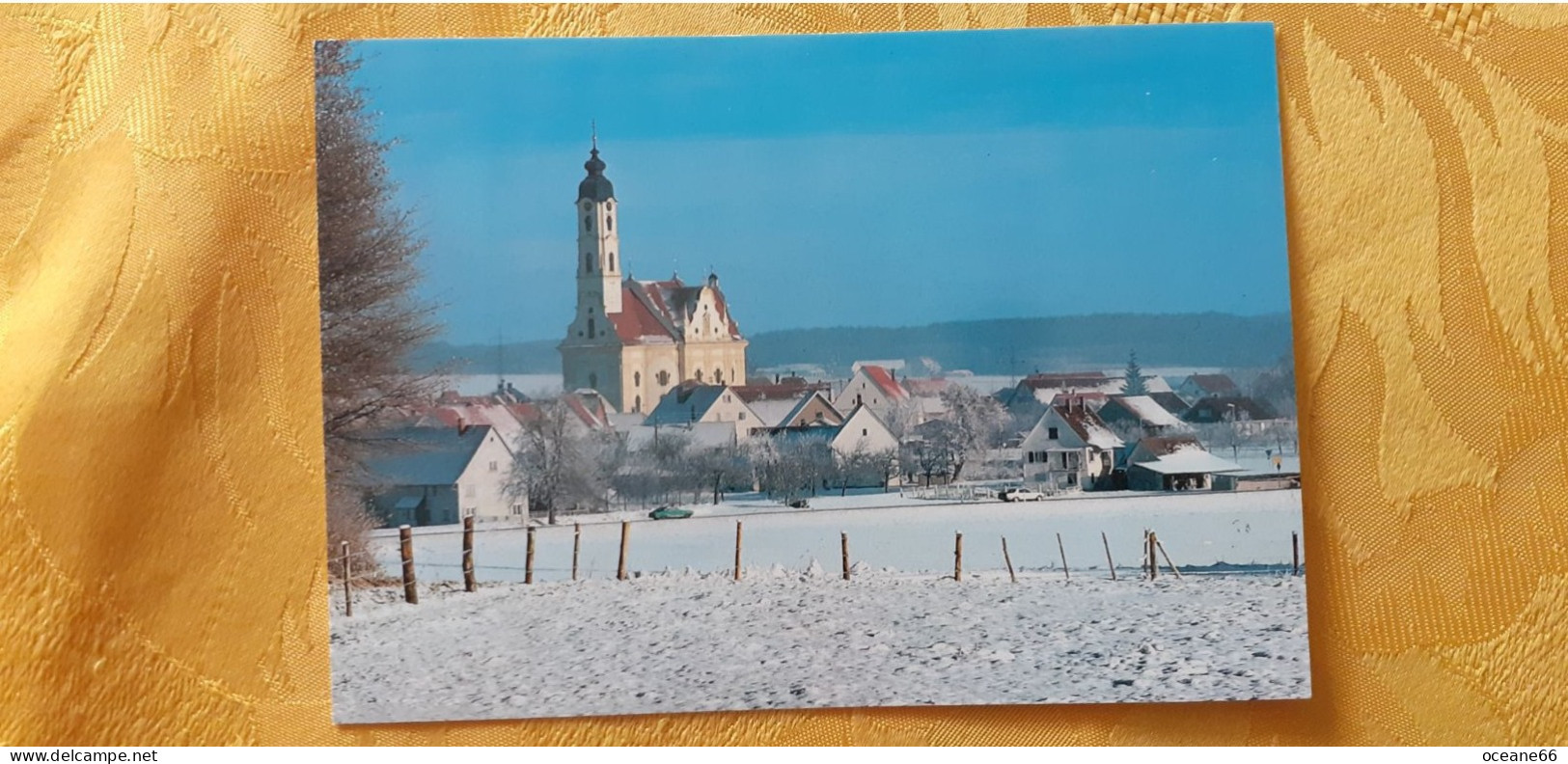 D- Bad Schussenried Wallfahrtskirche Steinhausen Winter - Bad Schussenried