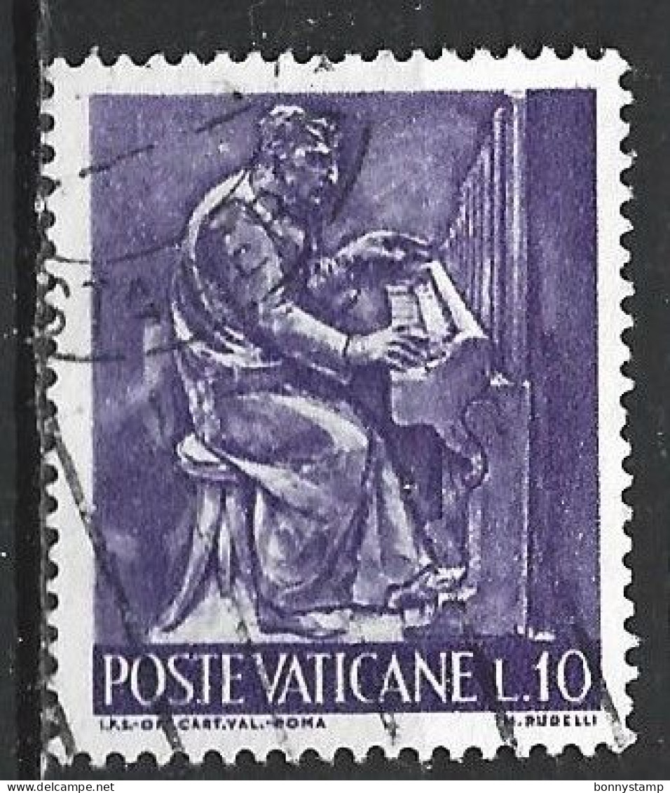 Città Del Vaticano, 1966 - 10 Lire La Musica - Nr.424 Usato° - Gebruikt