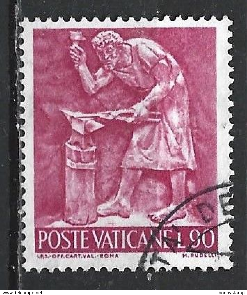 Città Del Vaticano, 1966 - 90 Lire L'Arte Del Ferro - Nr.431 Usato° - Used Stamps