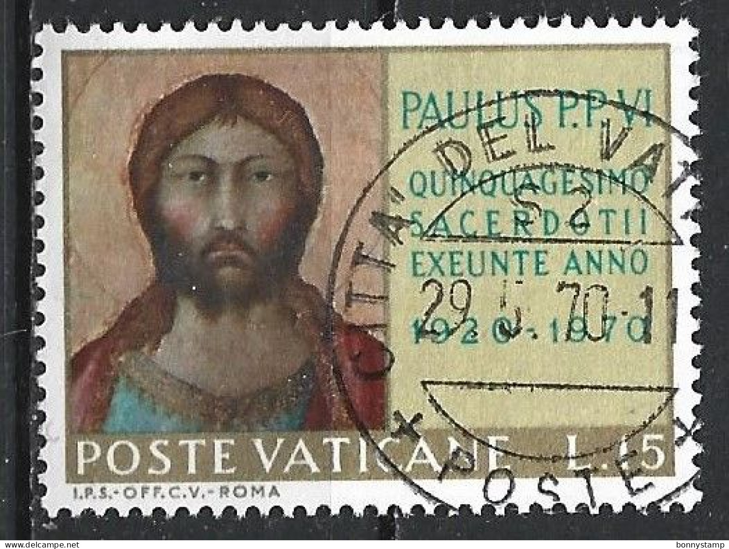 Città Del Vaticano, 1970 - 15 Lire Simone Martini - Nr.487 - Usato° - Used Stamps