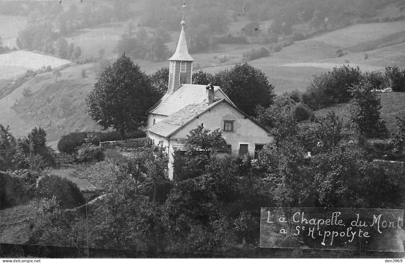 SAINT-HIPPOLYTE (Doubs) - La Chapelle Du Mont - Carte-Photo - Saint Hippolyte