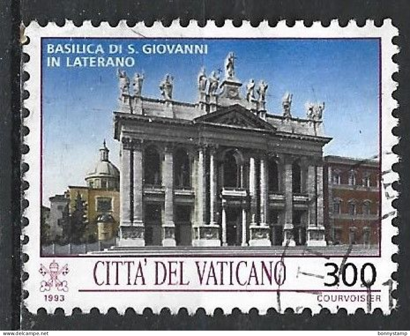 Città Del Vaticano, 1993 - 300 Lire San Giovanni In Laterano - Nr.925 - Usato° - Used Stamps