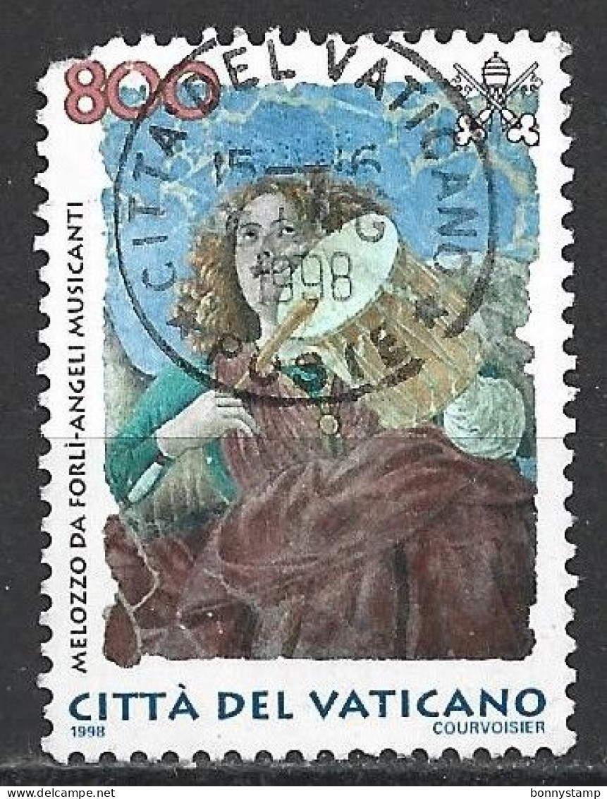 Città Del Vaticano, 1998 - 800 Lire Angeli Musicanti - Nr.1120 - Usato° - Oblitérés