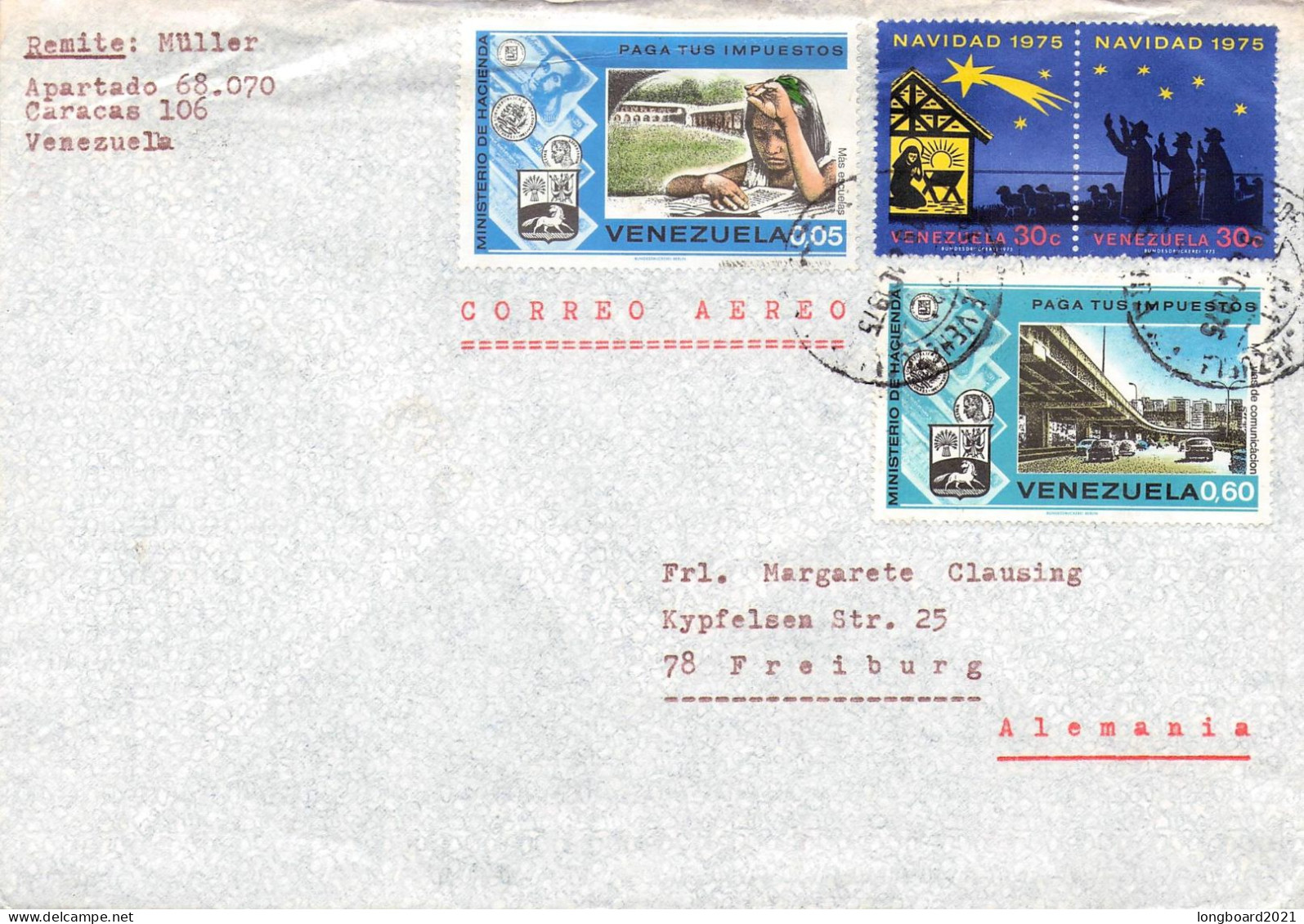 VENEZUELA - 2 X AIRMAIL - DEUTSCHLAND /*138 - Venezuela