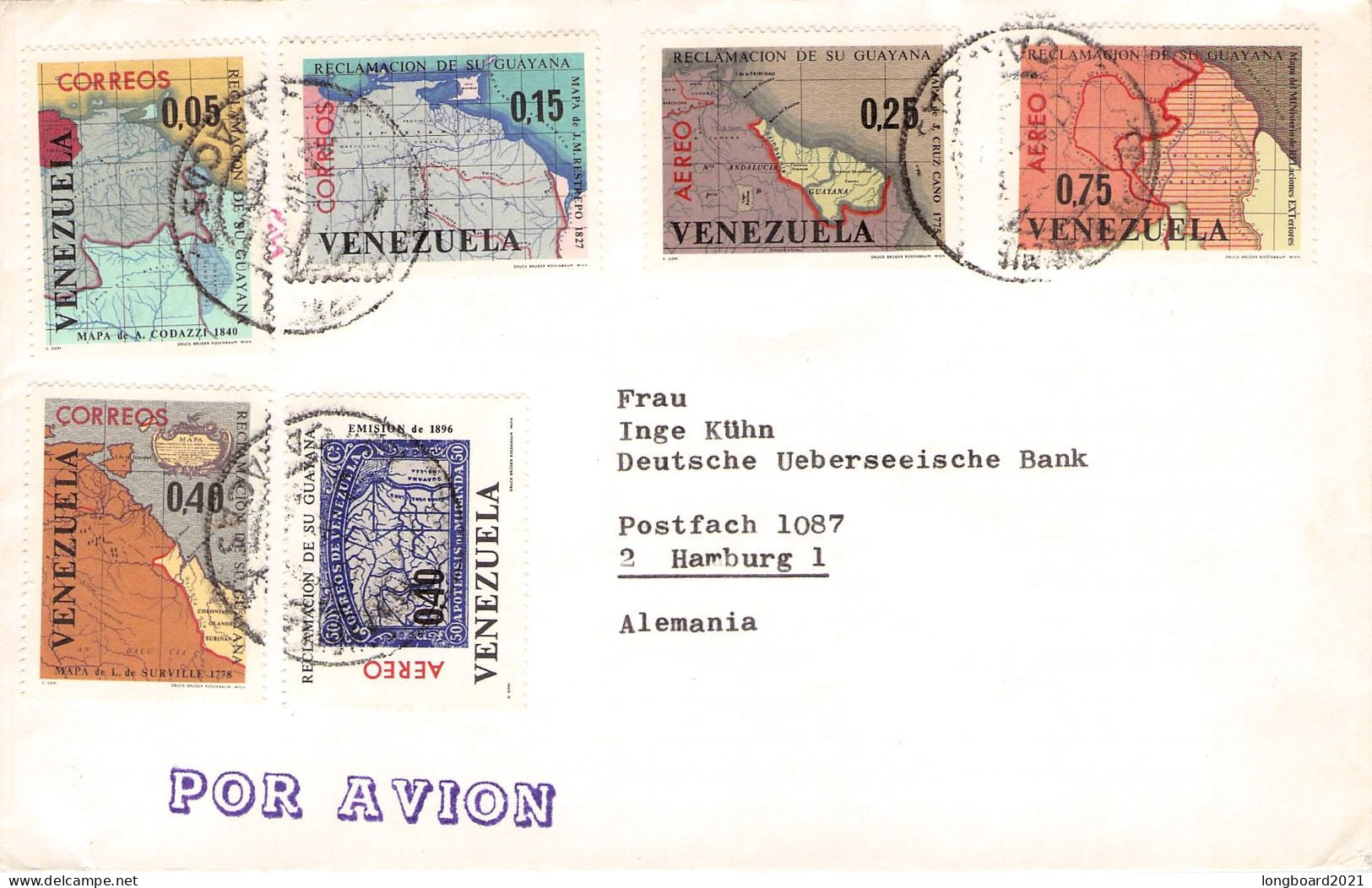 VENEZUELA - 2 X AIRMAIL - DEUTSCHLAND /*138 - Venezuela