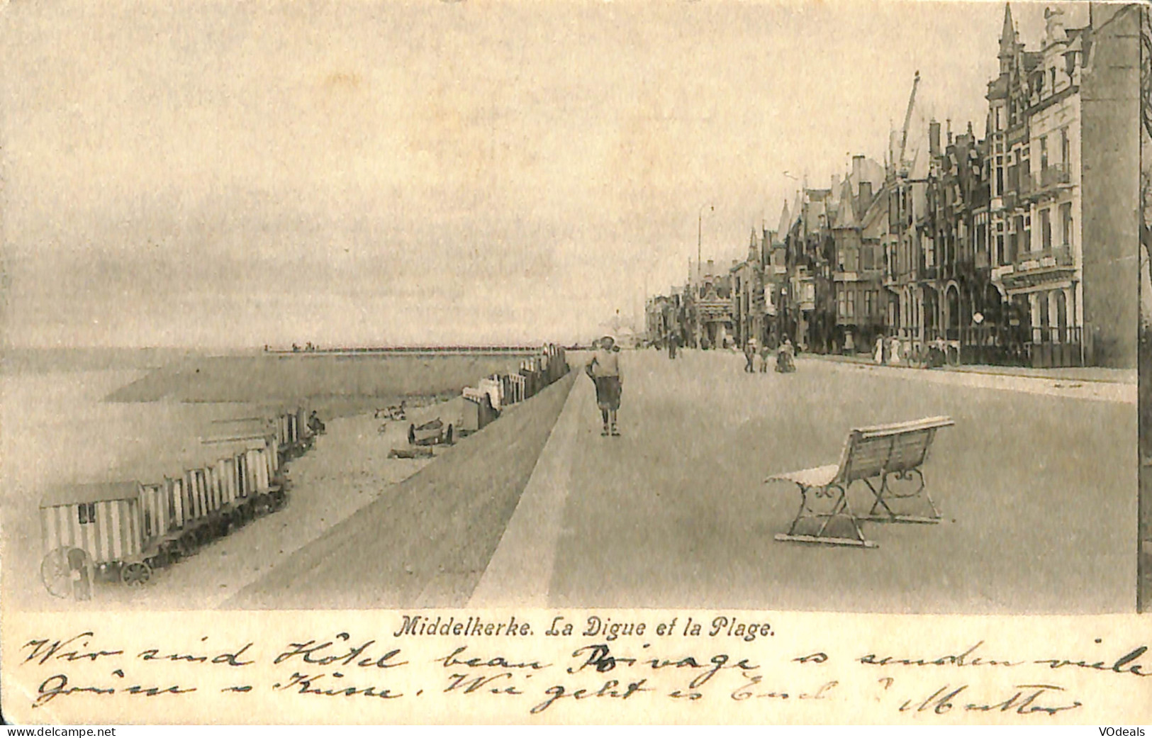 Belgique - Flandre Occidentale - Middelkerke - La Digue Et La Plage - Middelkerke