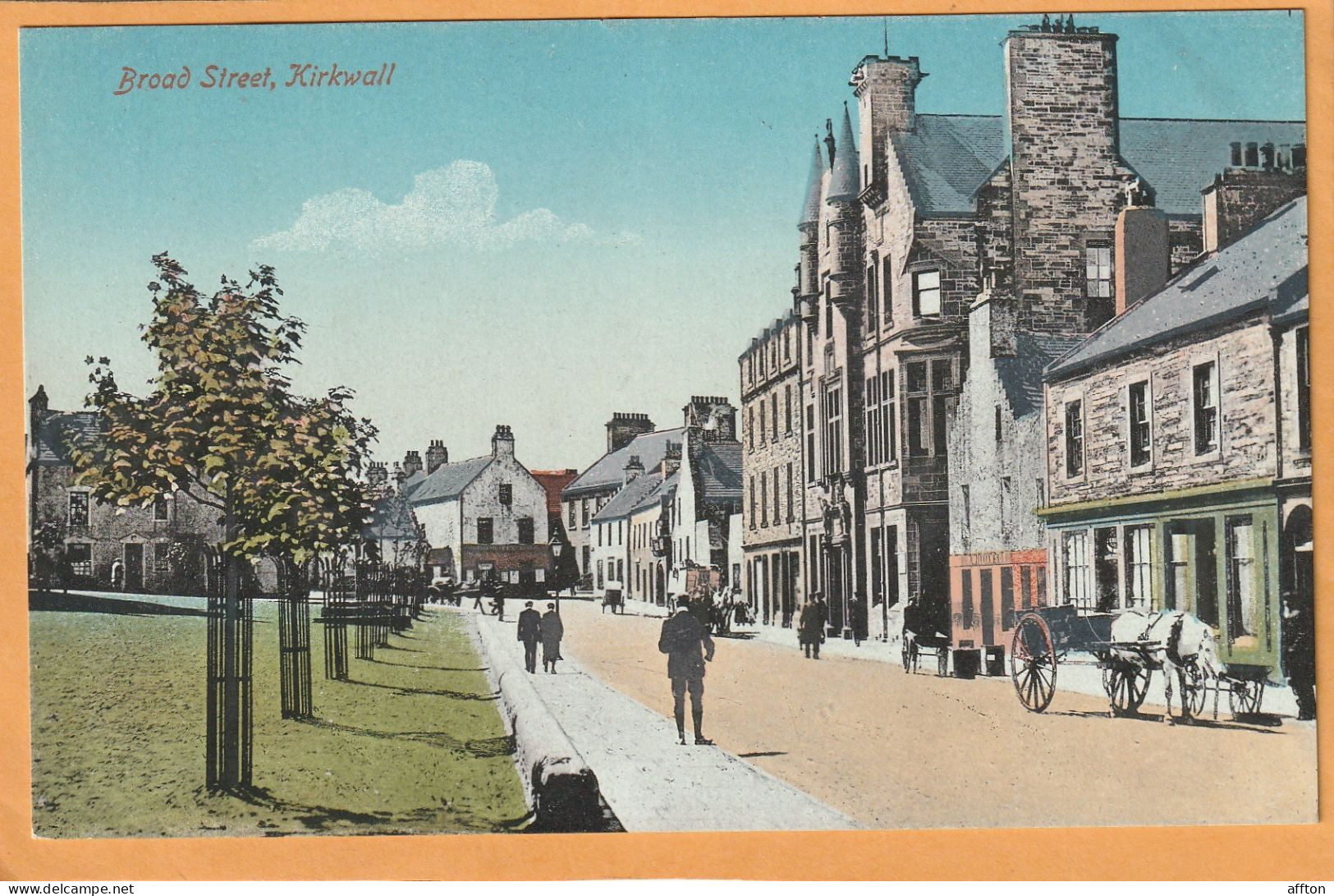 Kirkwall UK 1906 Postcard - Orkney