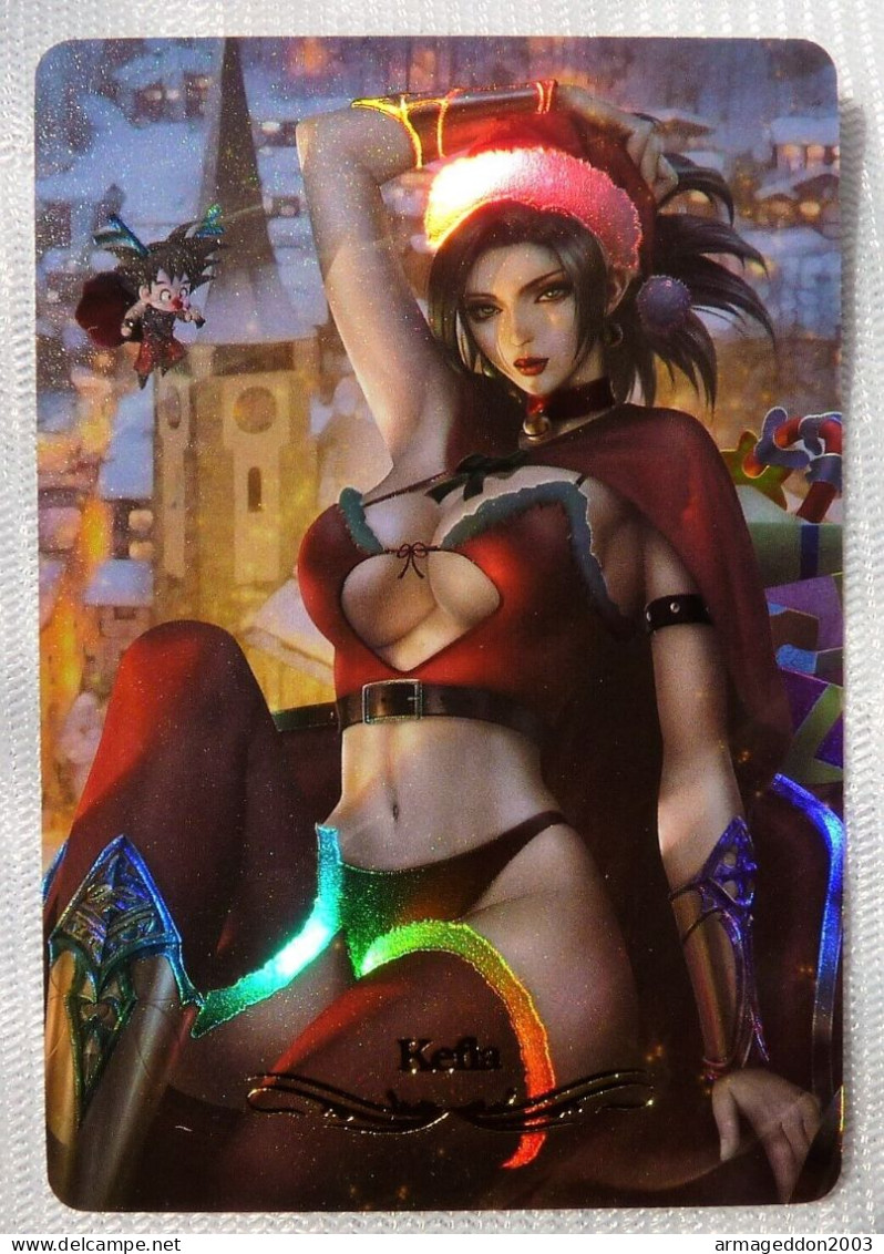 CARTE SEXY GIRL WAIFU BEAUTY MANGA MINT HOLO DRAGON BALL / KEFLA NEUVE - Dragonball Z