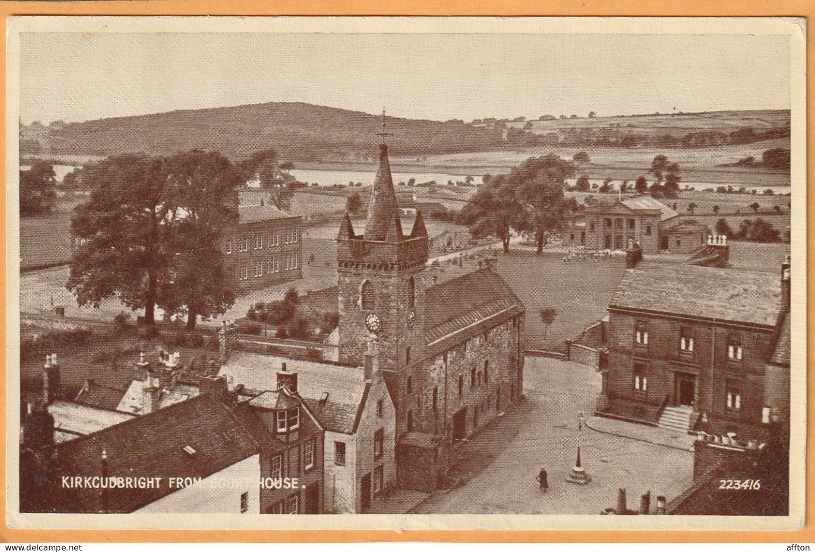 Kirkcudbright UK Old Postcard - Kirkcudbrightshire