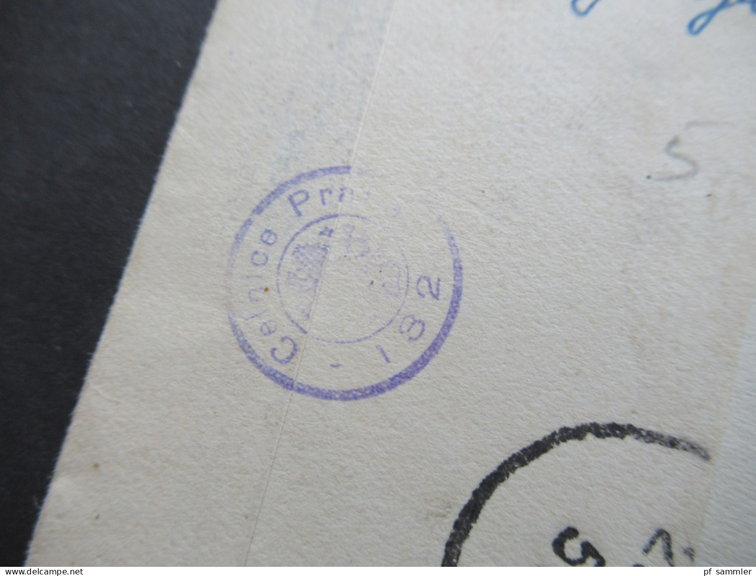 CSSR 1955 Einschreiben Pisek 1 Nach Ceylon Gesendet Mit Kleinem Zensurstempel Celnice 132 - Cartas & Documentos