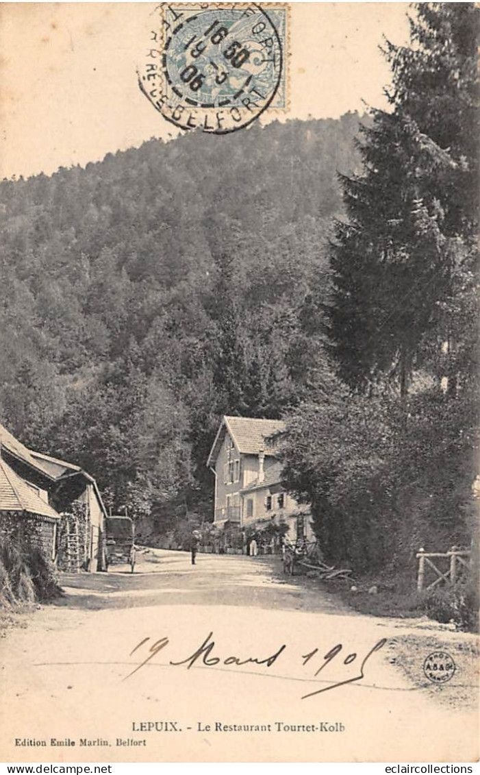 Lepuix        90         Le Restaurant Tourtet-Kolb                (voir Scan) - Autres & Non Classés