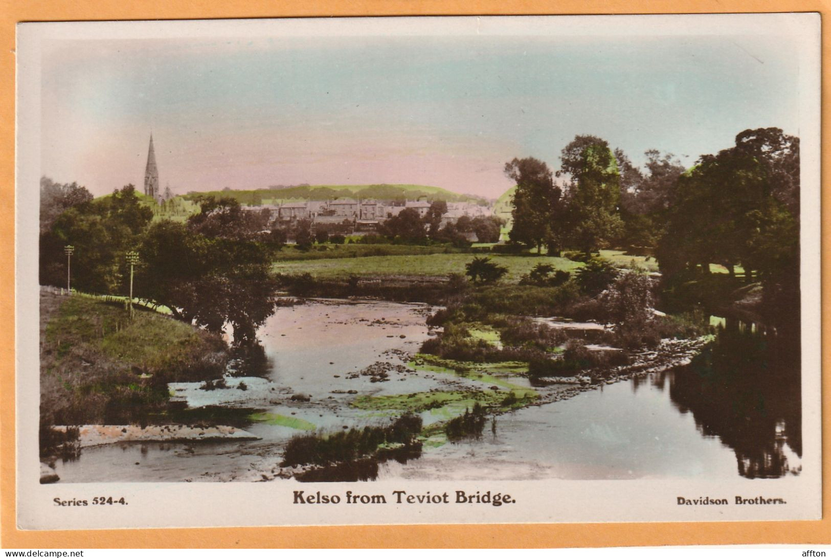 Kelso UK Old Postcard - Roxburghshire
