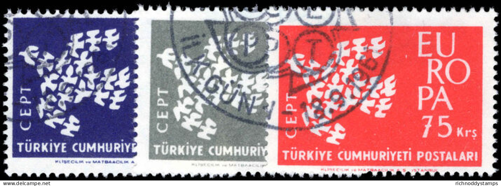 Turkey 1961 Europa Fine Used. - Gebruikt