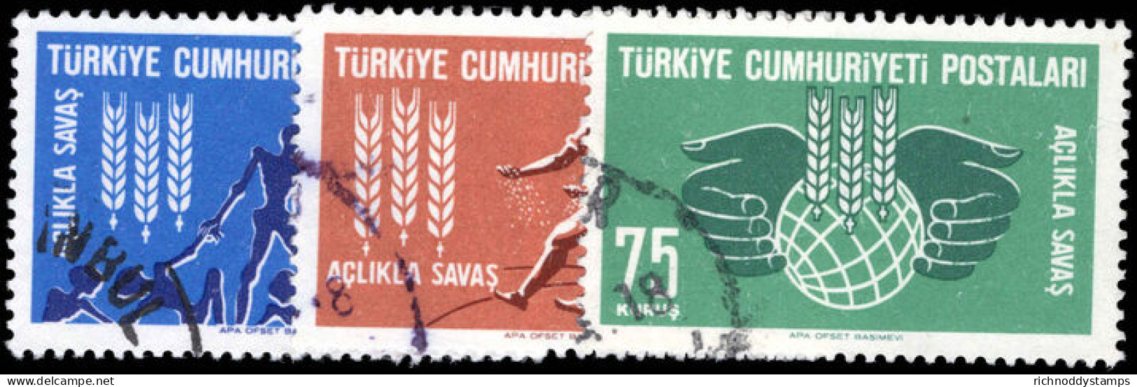 Turkey 1963 Freedom From Hunger Fine Used. - Usati