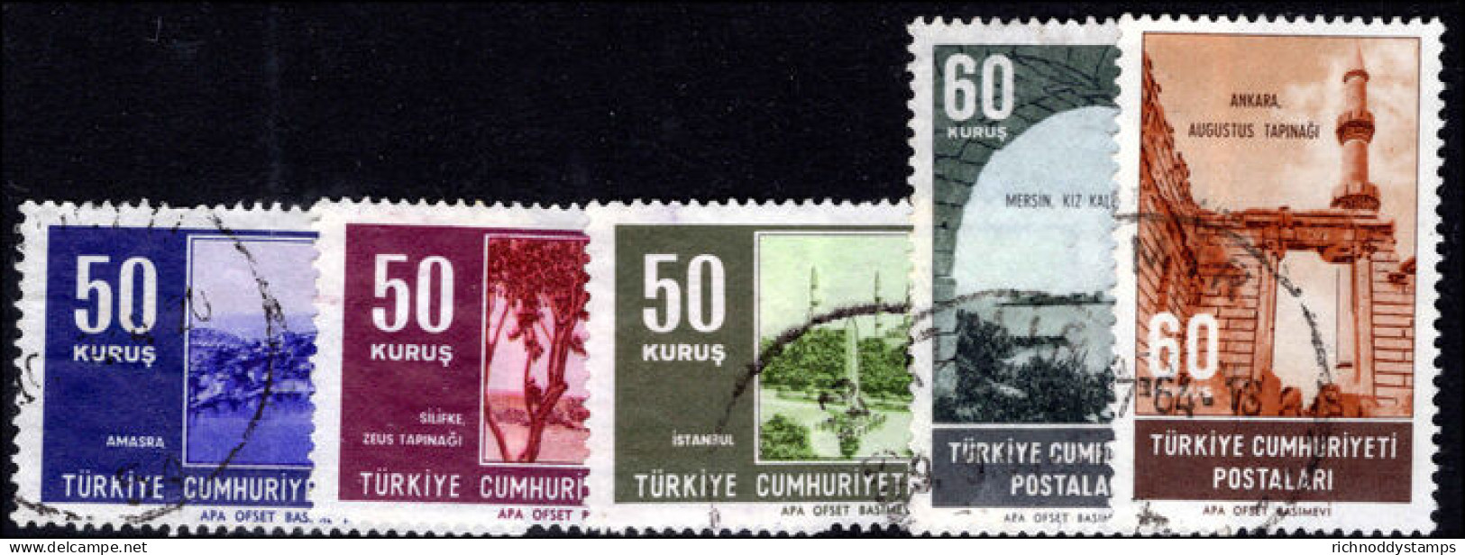 Turkey 1964 Tourist Issue Fine Used. - Usati