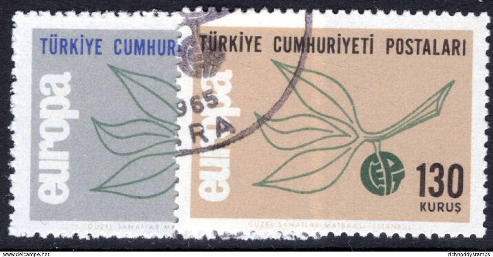 Turkey 1965 Europa Fine Used. - Gebruikt