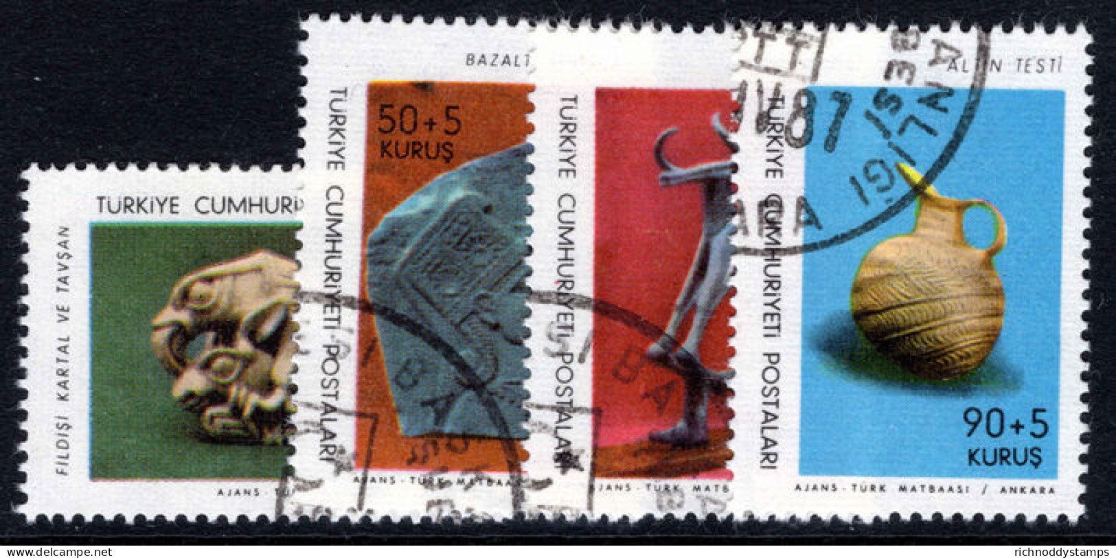 Turkey 1966 Ancient Works Of Art Fine Used. - Used Stamps