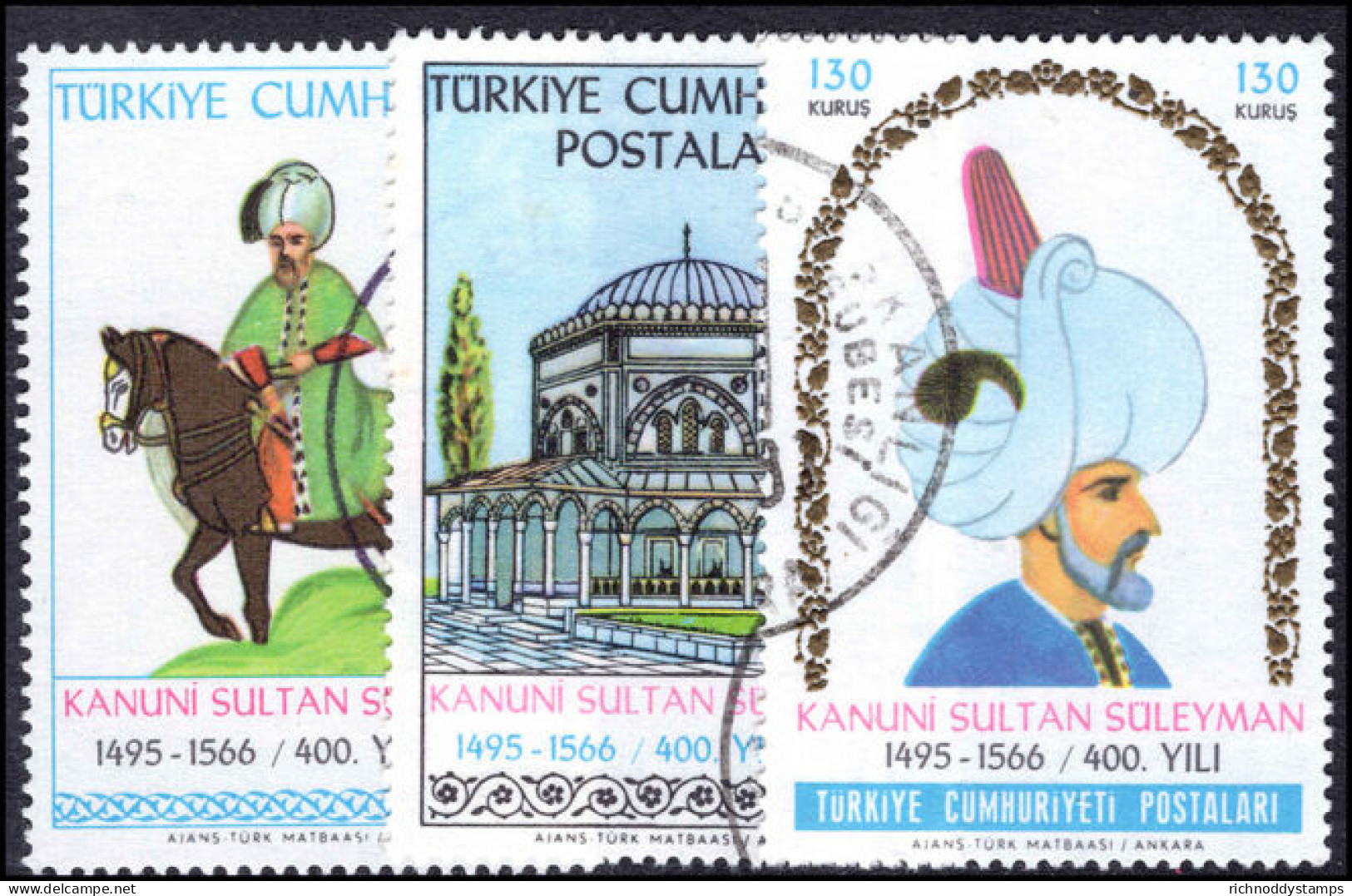 Turkey 1966 Sultan Suleiman Fine Used. - Oblitérés