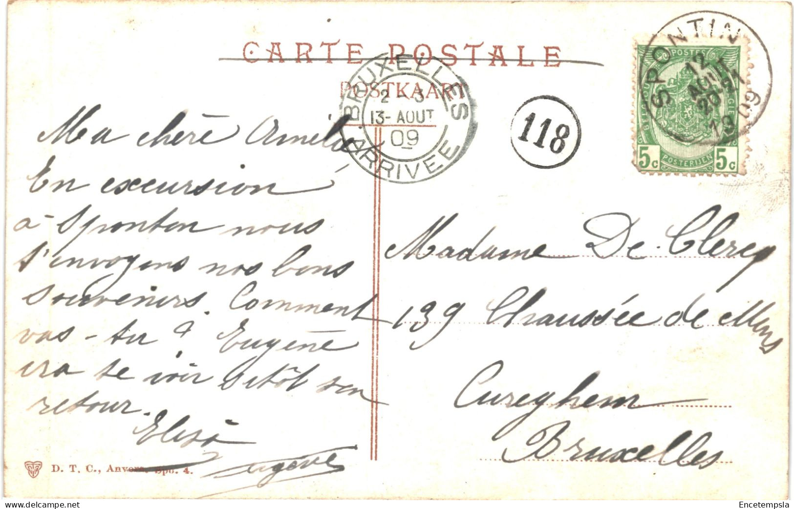 CPA- Carte Postale Belgique Spontin Château  1909VM68433 - Yvoir