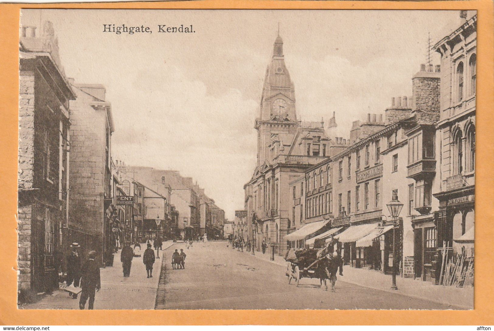 Kendal UK 1908 Postcard - Kendal