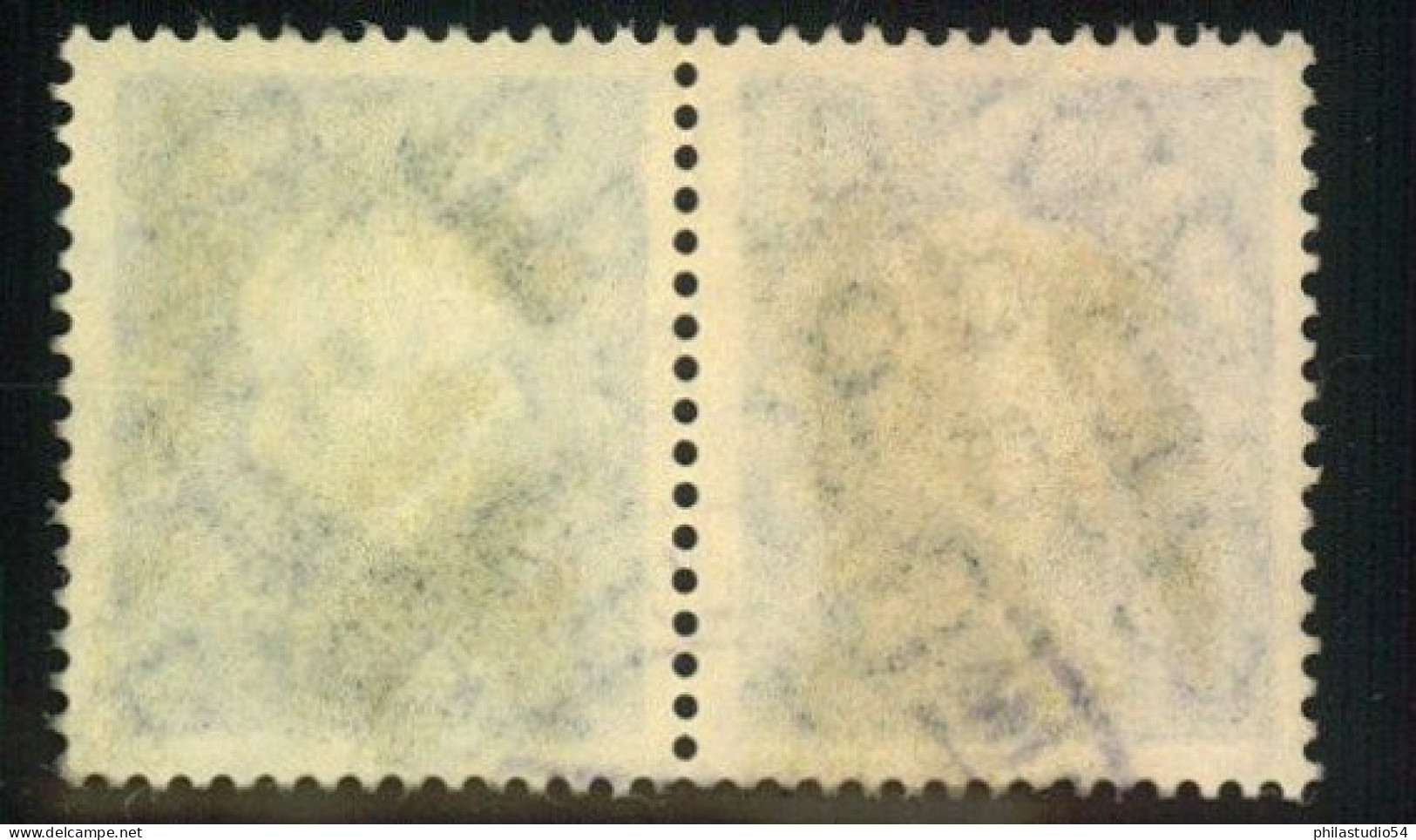 40 Pf. Heuss Medaillon, Waagerechtes Paar Gebraucht - Used Stamps