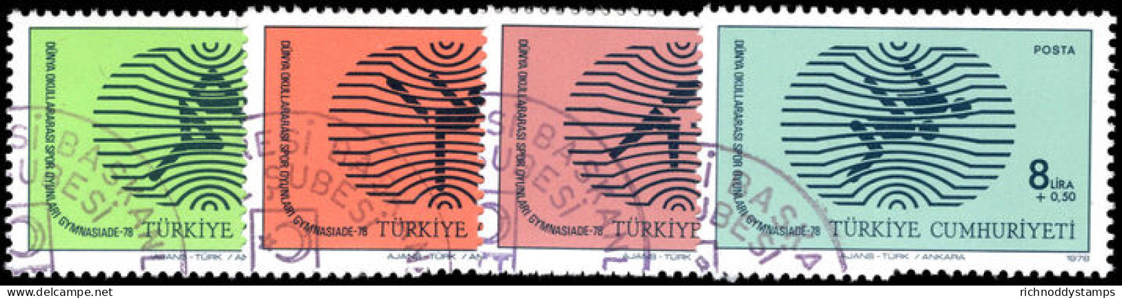 Turkey 1978 School Games Fine Used. - Usati