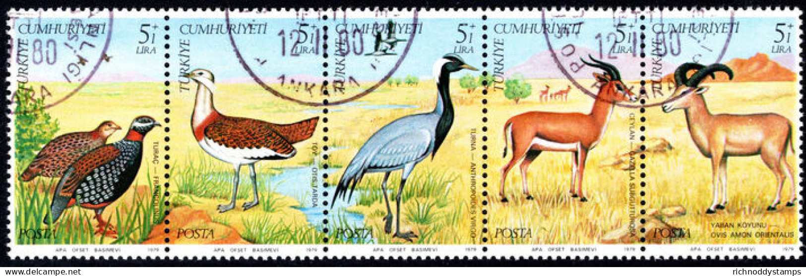 Turkey 1979 Wildlife Conservation Fine Used. - Used Stamps