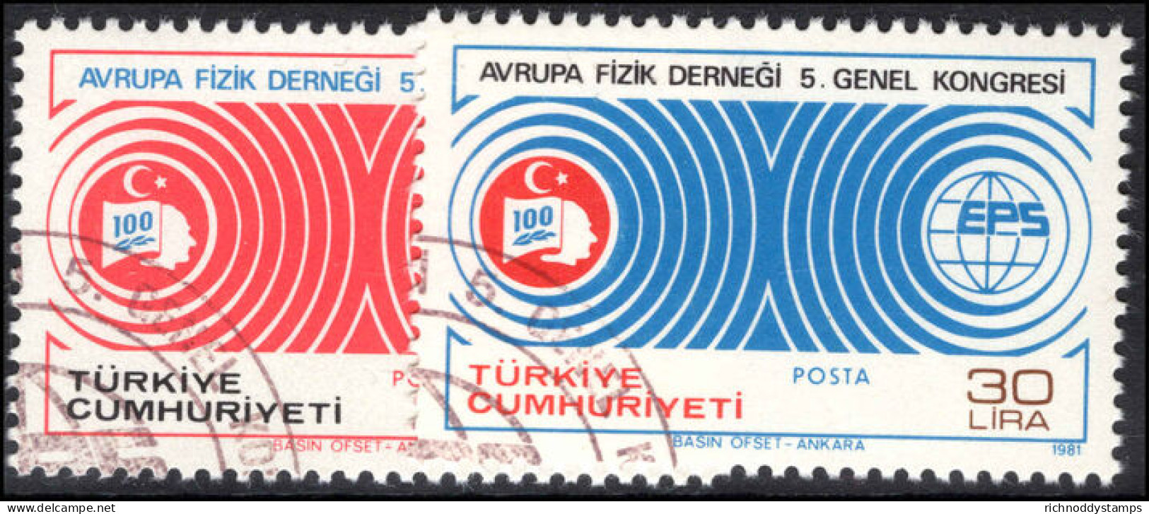 Turkey 1981 Physical Society Fine Used. - Usados