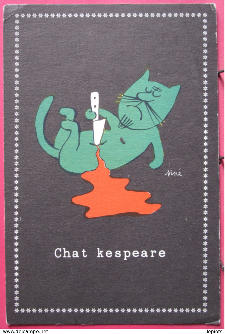 Illustrateur Siné - Chat Kespeare - Sine
