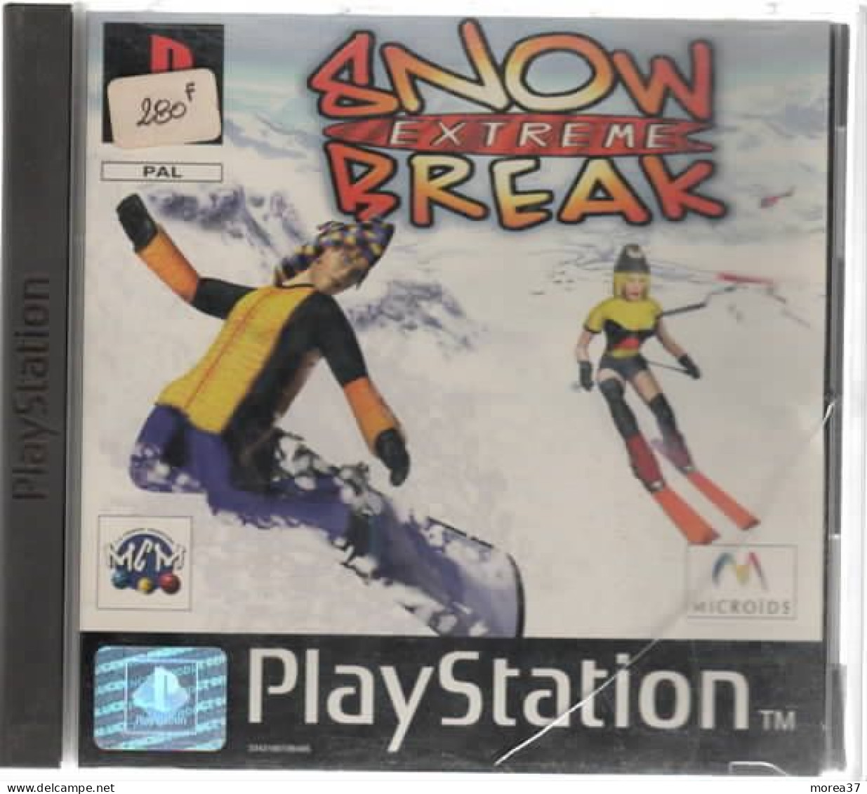 JEU Extreme Snow Break  Livret Manquant - Playstation