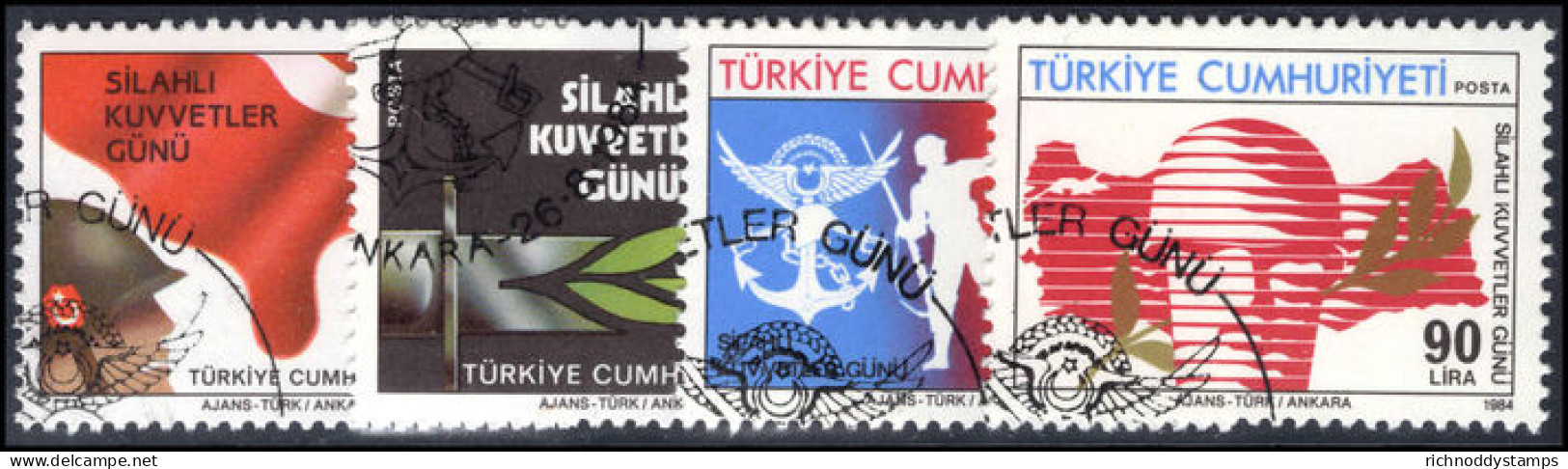 Turkey 1984 Armed Forces Day Fine Used. - Usati