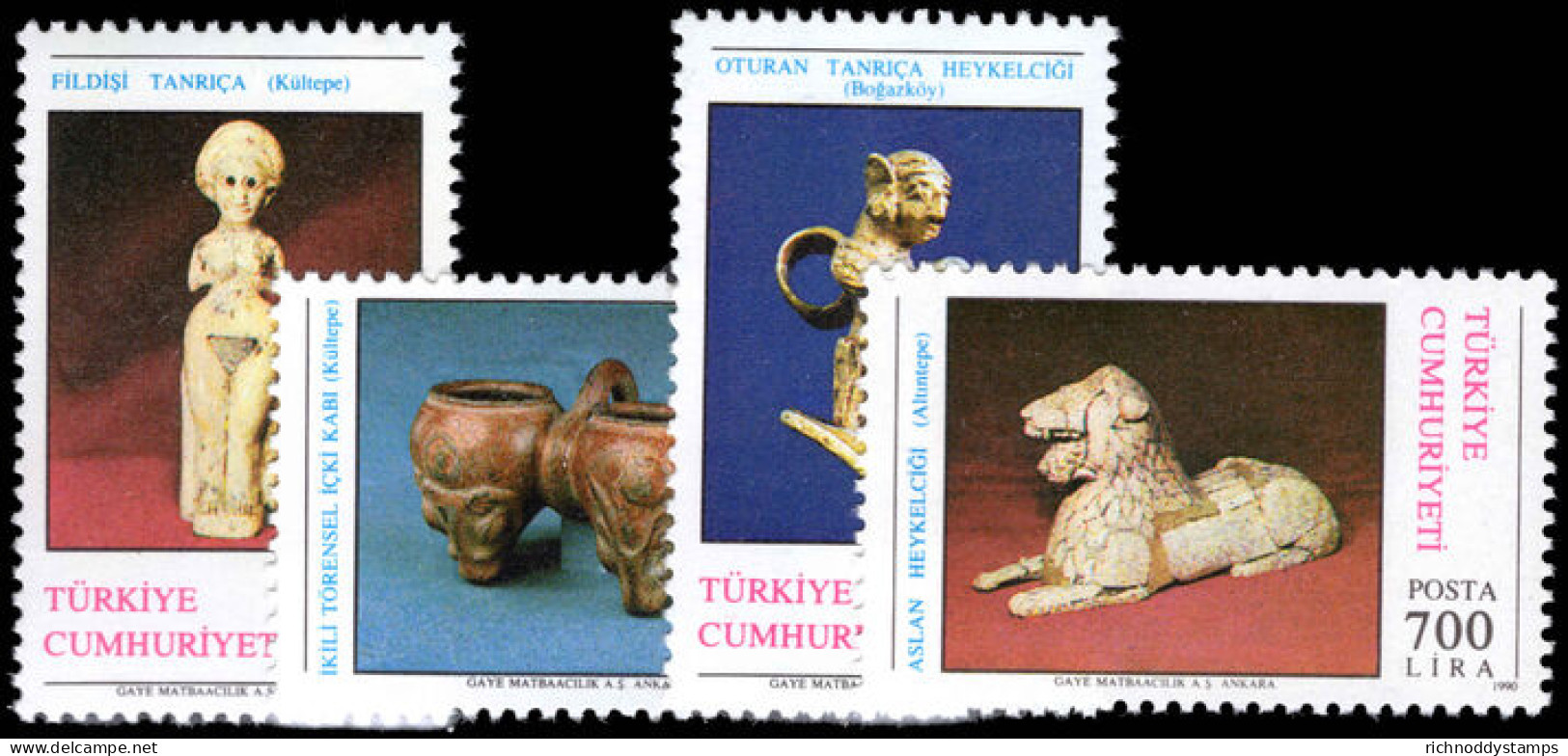 Turkey 1990 Archaeology (2nd Series) Unmounted Mint. - Unused Stamps