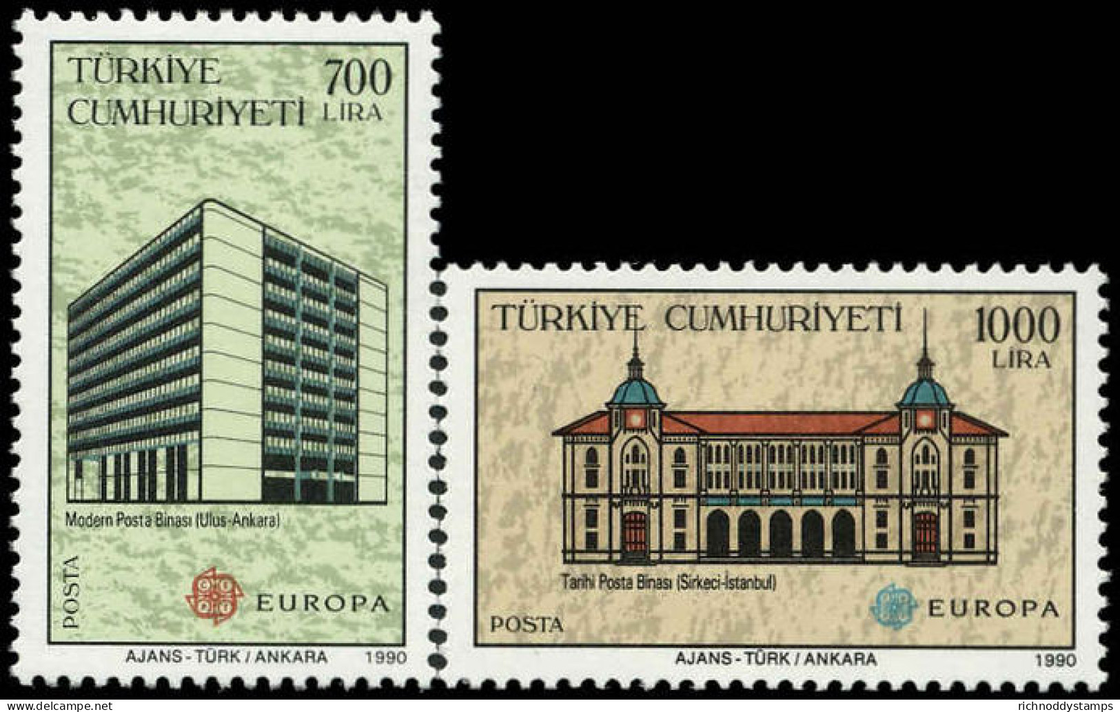Turkey 1990 Europa Unmounted Mint. - Neufs