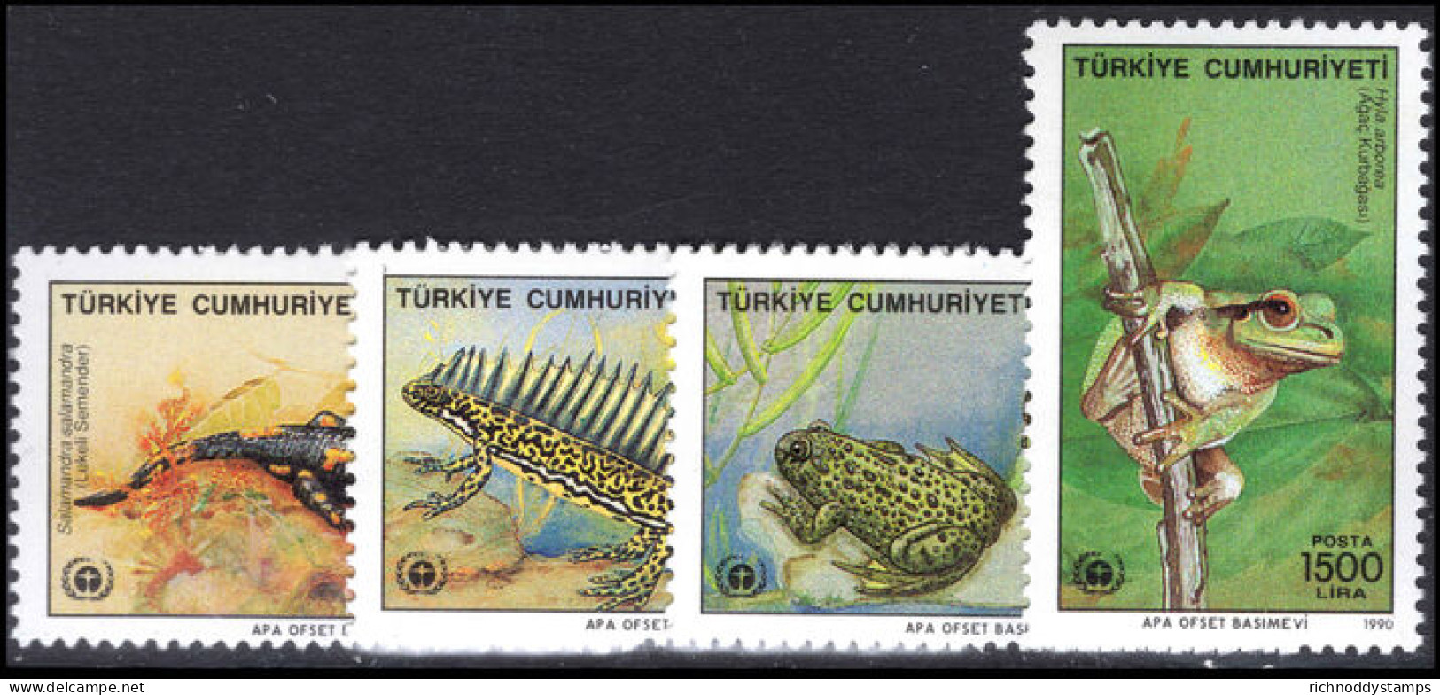 Turkey 1990 World Environment Day Unmounted Mint. - Unused Stamps