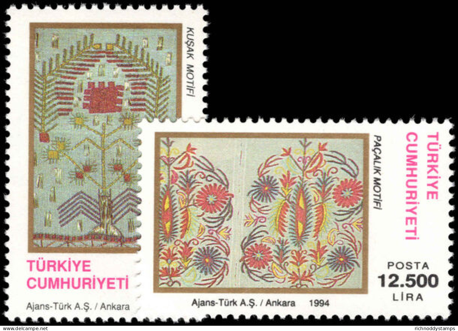 Turkey 1994 Embroidery Unmounted Mint. - Ungebraucht