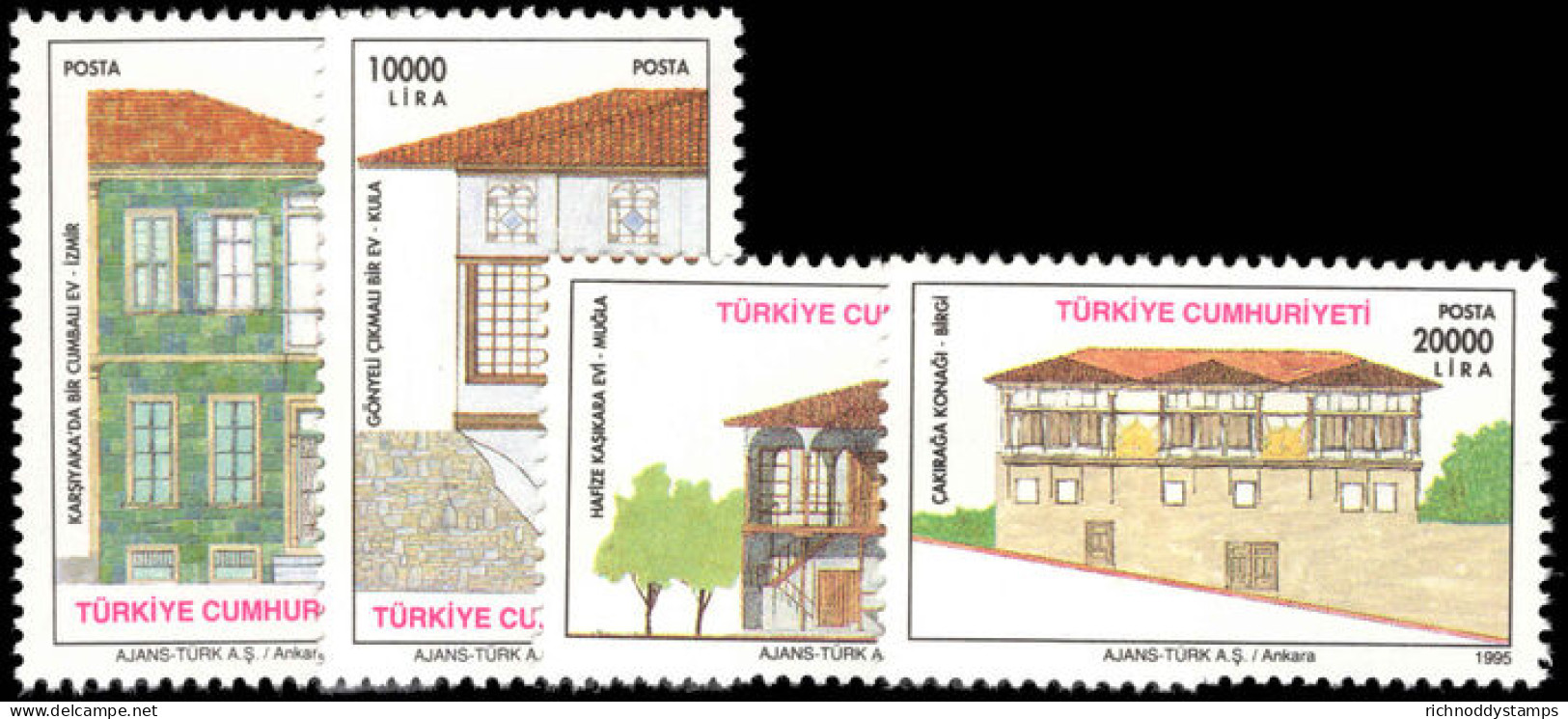 Turkey 1995 Traditional Houses Unmounted Mint. - Ungebraucht