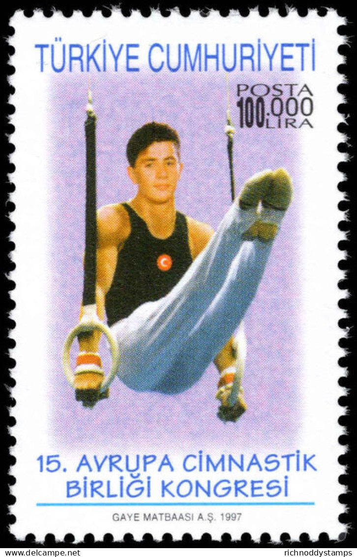 Turkey 1997 Gymnastics Unmounted Mint. - Neufs