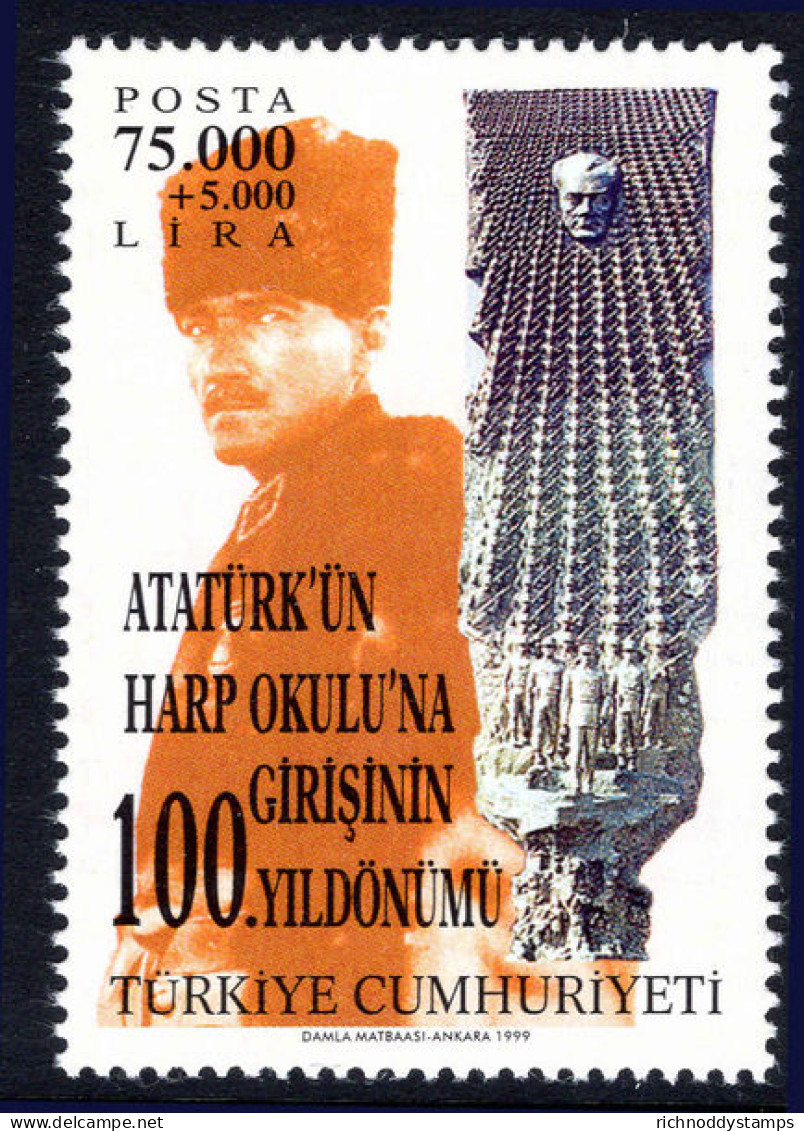 Turkey 1999 Kemal Ataturk Unmounted Mint. - Neufs