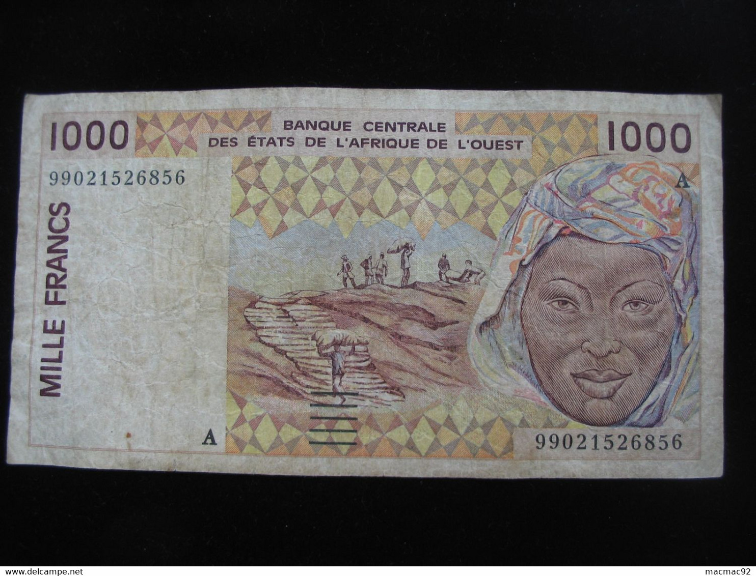 COTE D'IVOIRE - 1000 Francs  1999 A - Banque Centrale Des états De L'Afrique De L'ouest  **** ACHAT IMMEDIAT **** - Ivoorkust