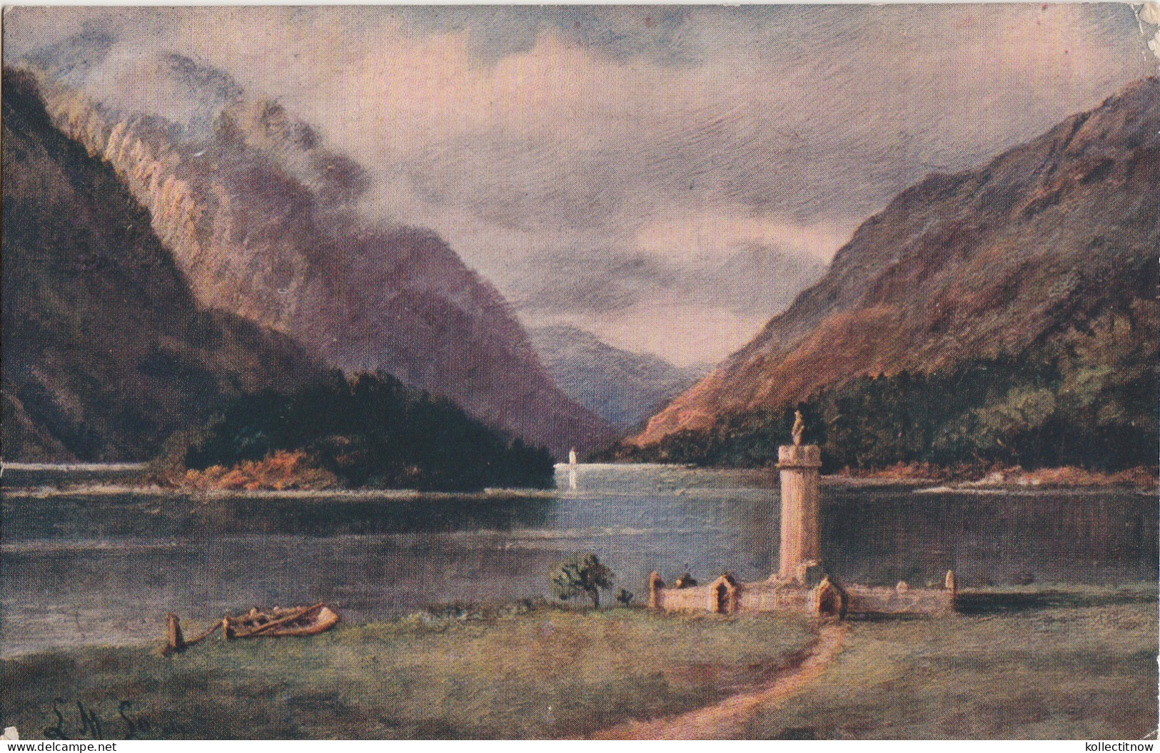 LOCH SHIEL AND PRINCE CHARLIE.S MONUMENT - West Lothian