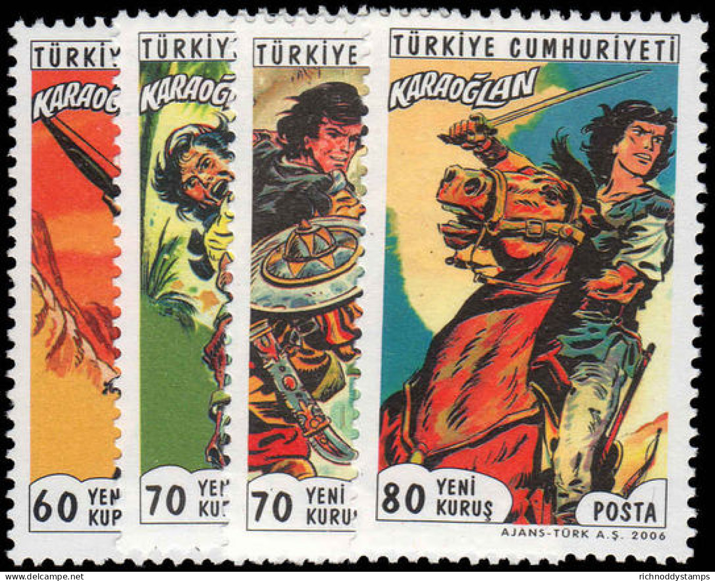 Turkey 2006 Cartoons Unmounted Mint. - Unused Stamps