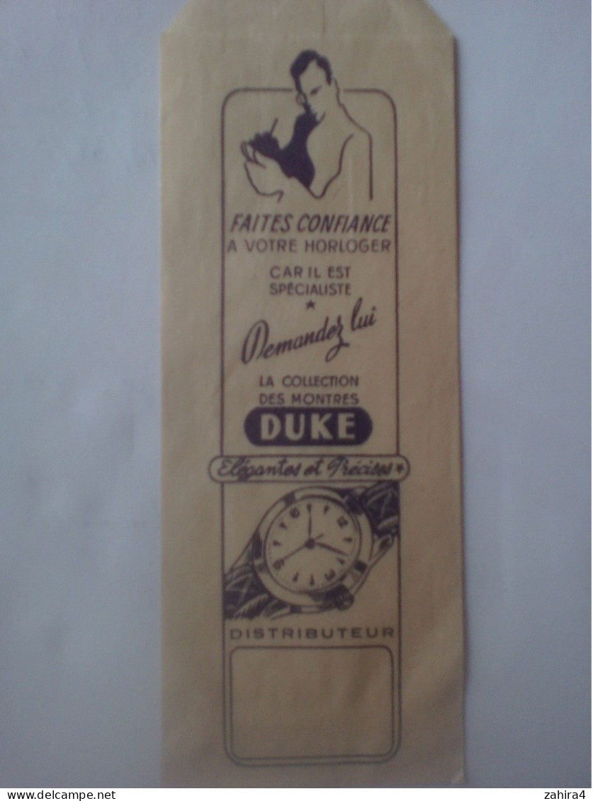 Sachet Montre (réoaration) - Pub Montres Duke - Materiales