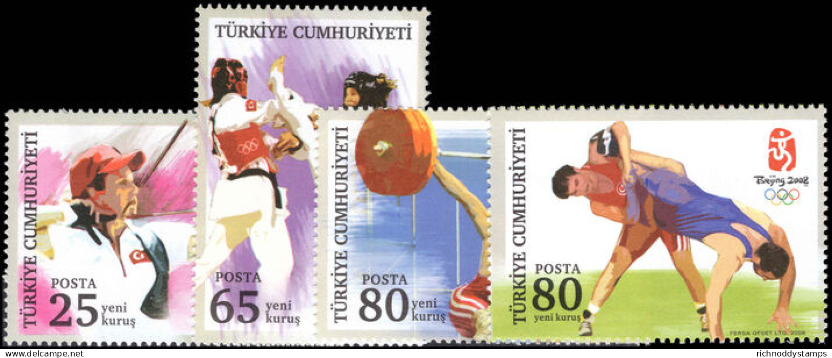 Turkey 2008 Olympic Games Unmounted Mint. - Neufs