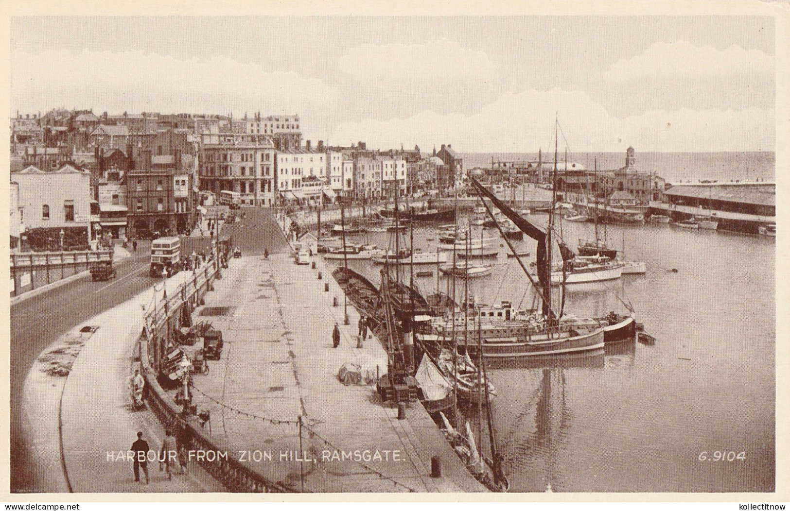 HARBOUR FROM ZION HILL - RAMSGATE - Ramsgate