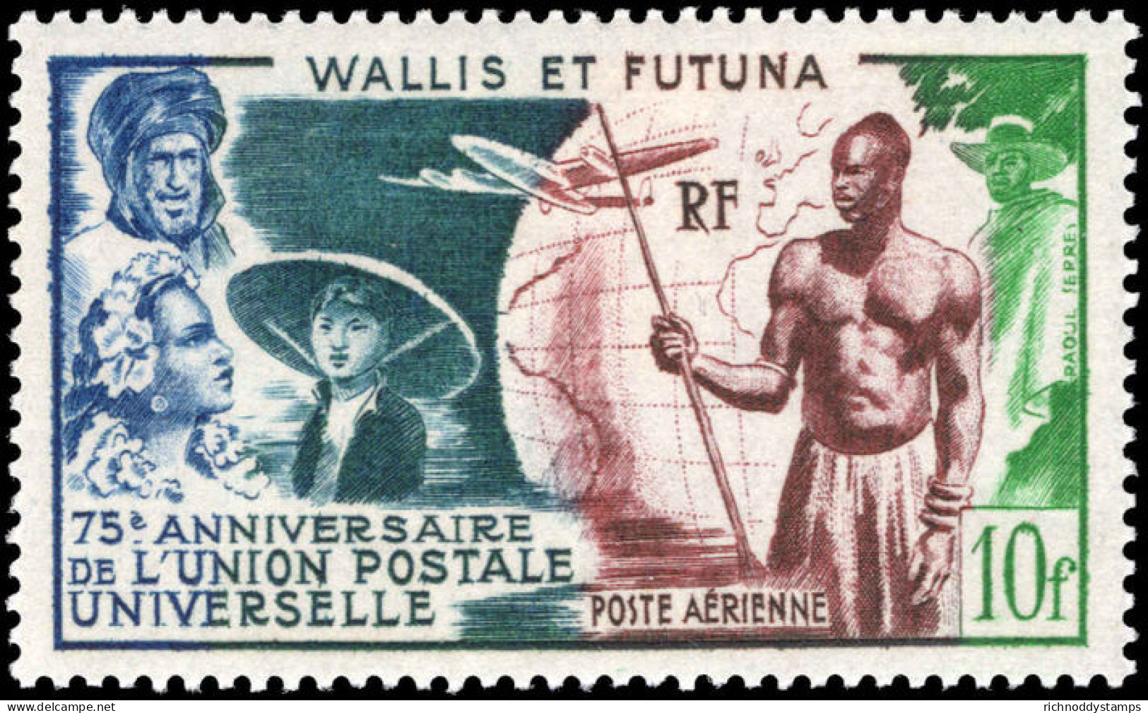 Wallis And Futuna 1949 UPU Unmounted Mint. - Neufs