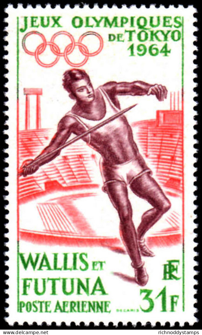 Wallis And Futuna 1964 Olympics Lightly Mounted Mint. - Nuevos