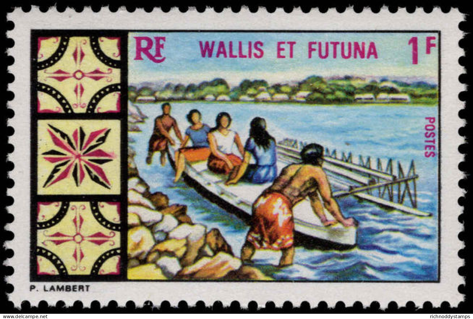 Wallis And Futuna 1969 Outrigger Canoe Unmounted Mint. - Unused Stamps